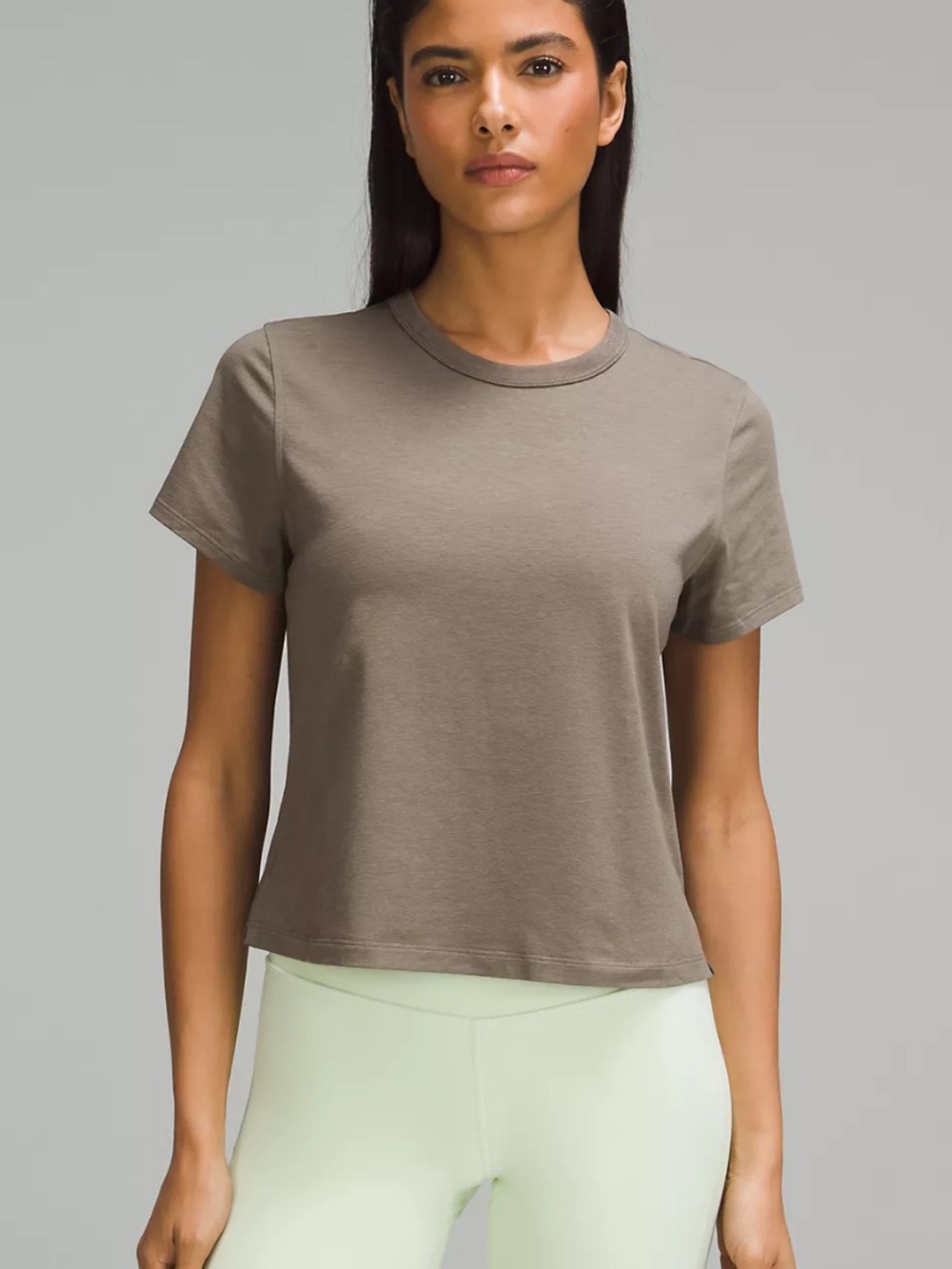 Lululemon Classic-Fit Cotton-Blend T-Shirt Nomad Size 20 2xl